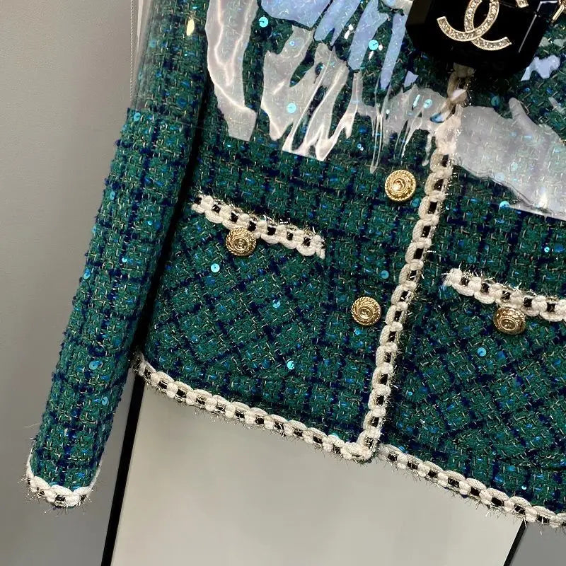 Ludovica Tweed Jacket Set