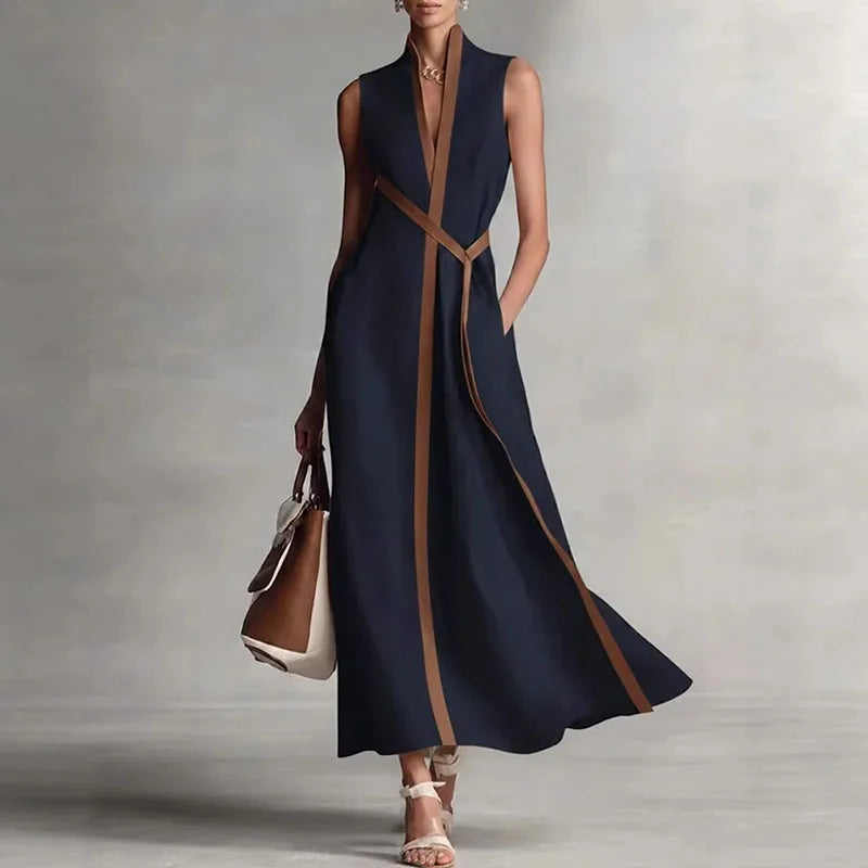 Seraina V-Neck Maxi Dress