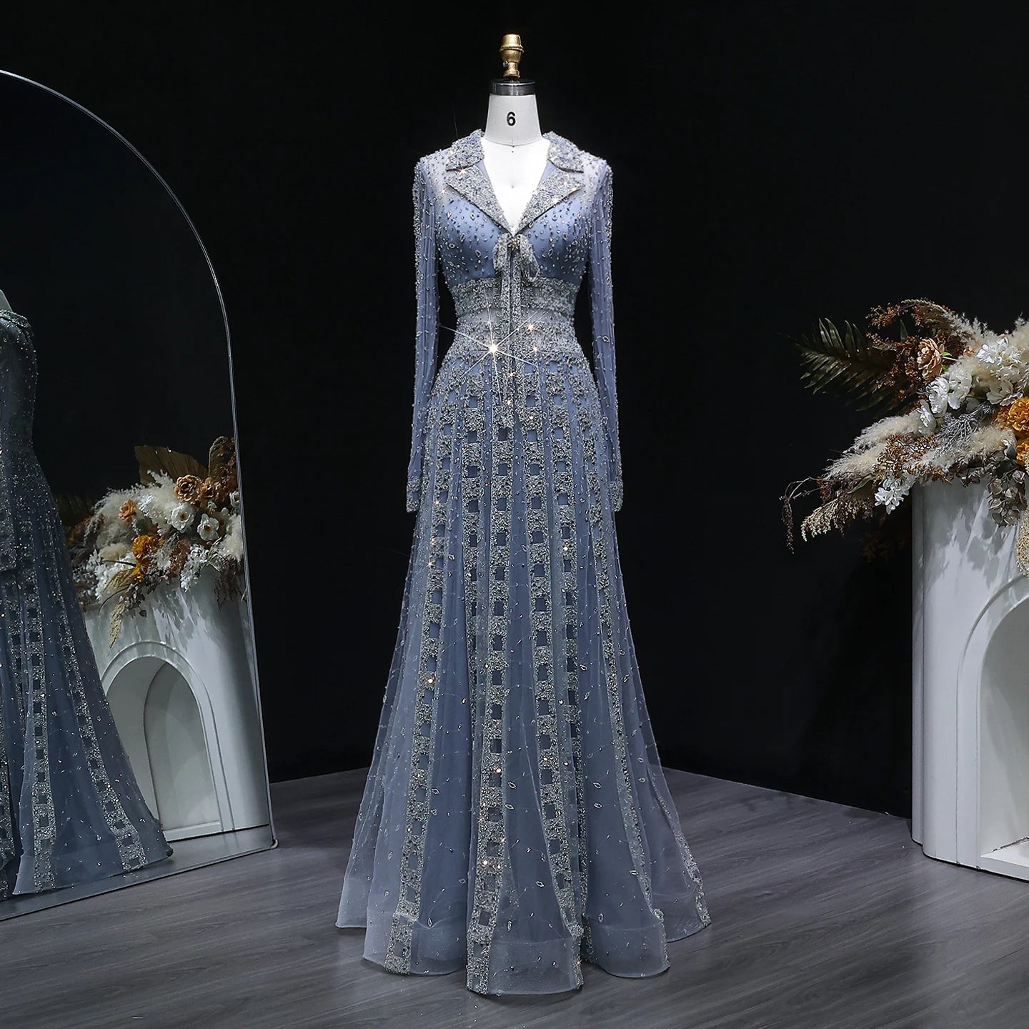 Sybille Sequin Formal Gown