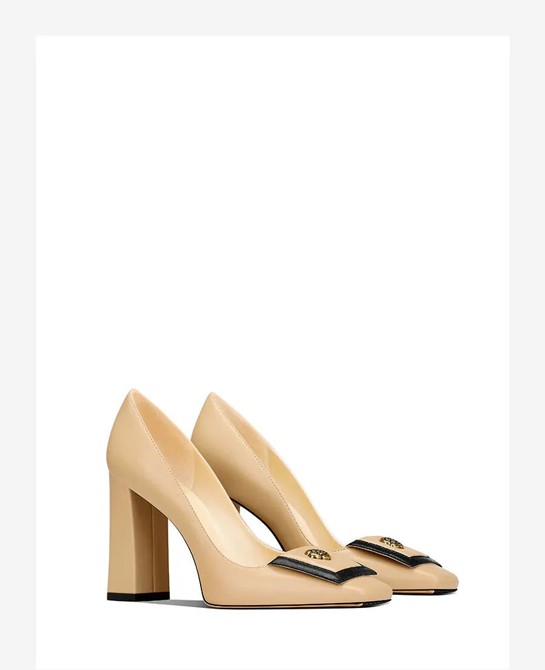 Loretta Square Heel Shoes