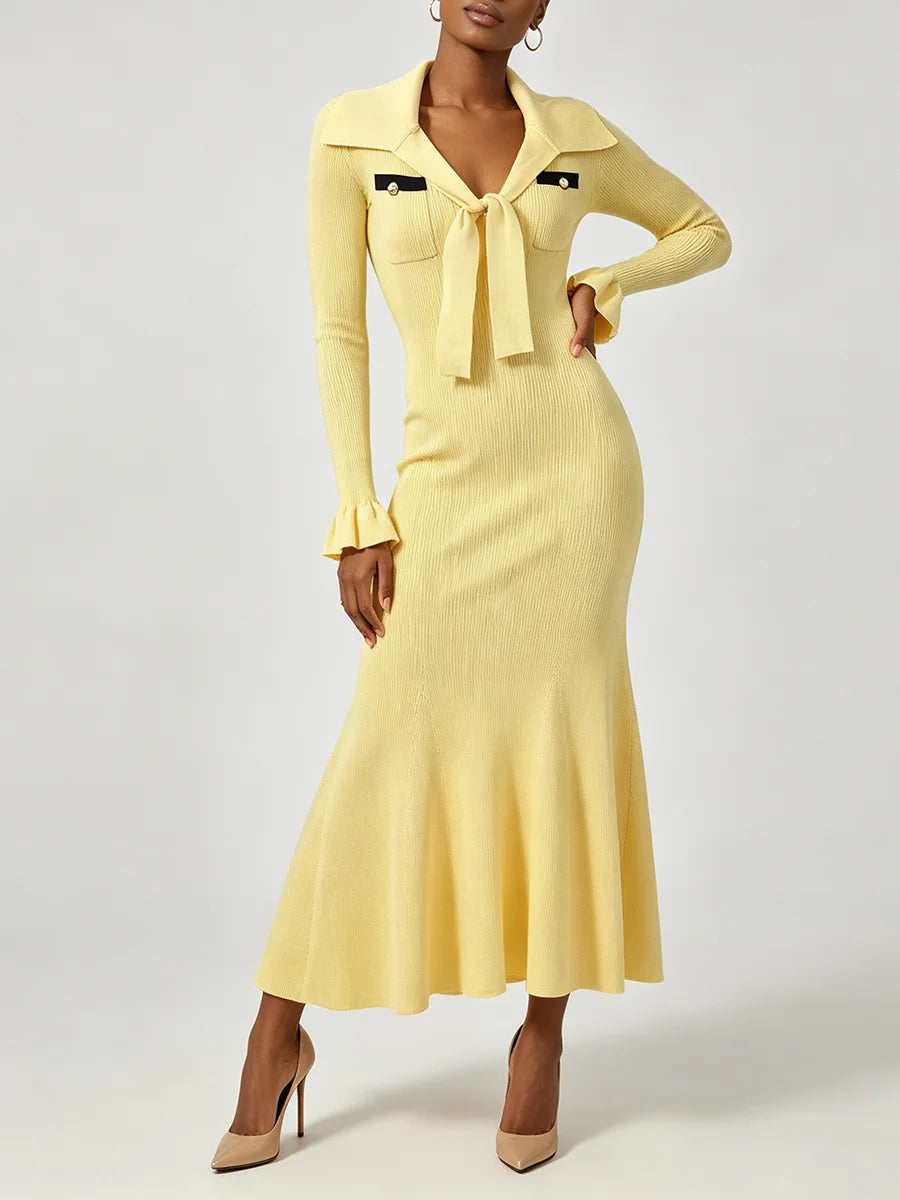 Majesty Knit Midi Dress
