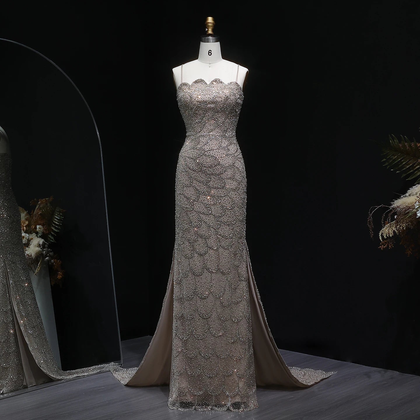 Annina Strapless Evening Gown