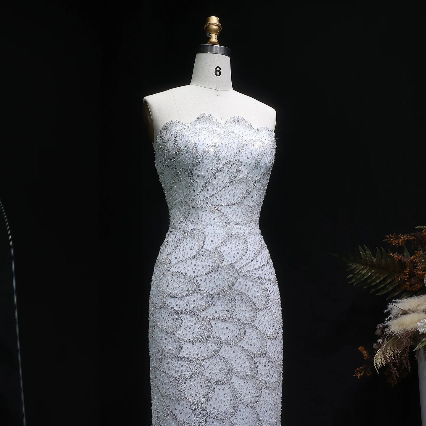 Annina Strapless Evening Gown