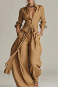 Regent Belted Pants Suit