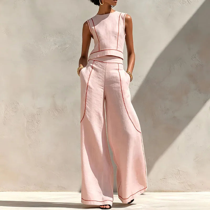 Azadeh Striped Casual Set