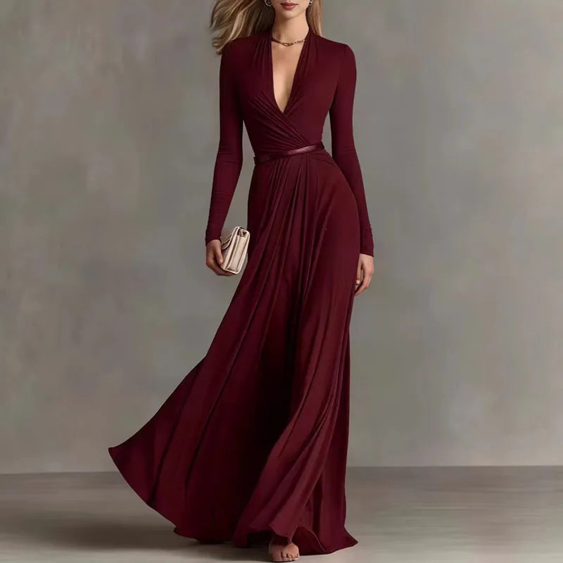 Novielle Plunge Maxi Dress