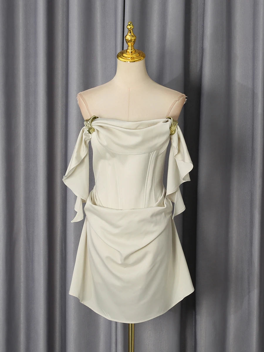 Majesty Satin Mini Dress