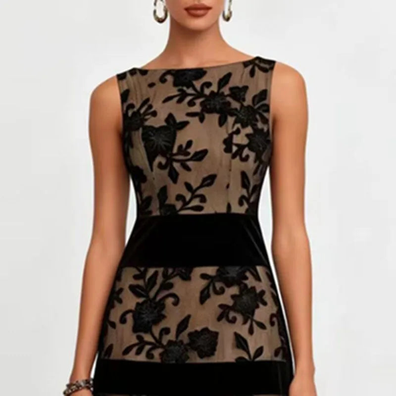 Lunaria Embroidered Maxi Dress