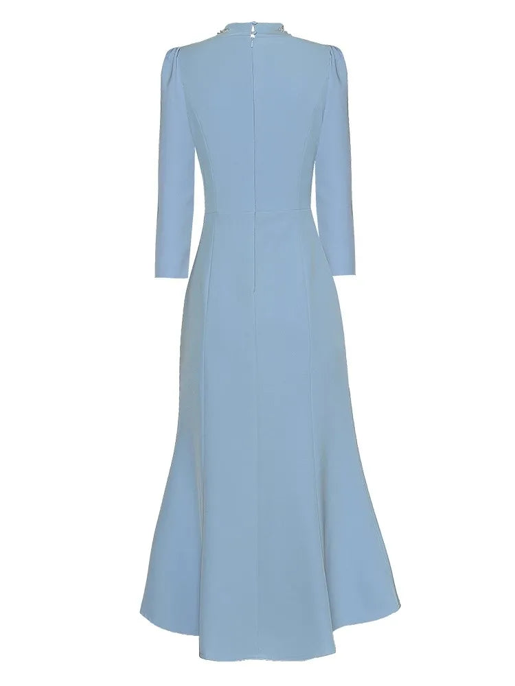 Shop Marina Dress Stylish and Comfortable for Women Blue / L Shop Marina Dress Stylish and Comfortable for Women Blue / L