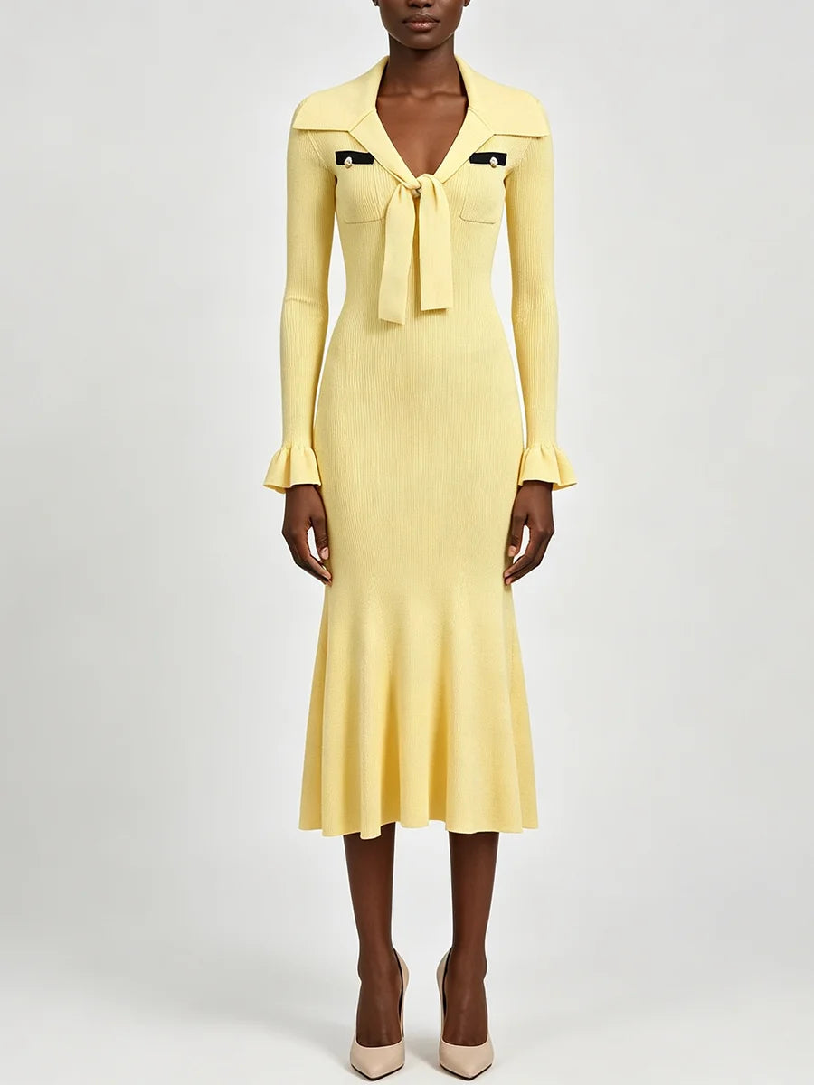 Majesty Knit Midi Dress
