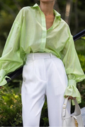 Giulia Oversized Button Blouse