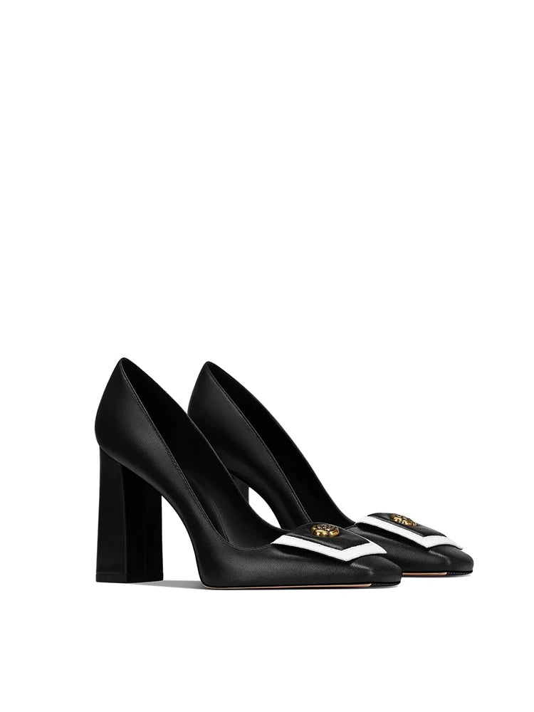 Loretta Square Heel Shoes