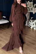 Sylverine Layered Ruffle Dress