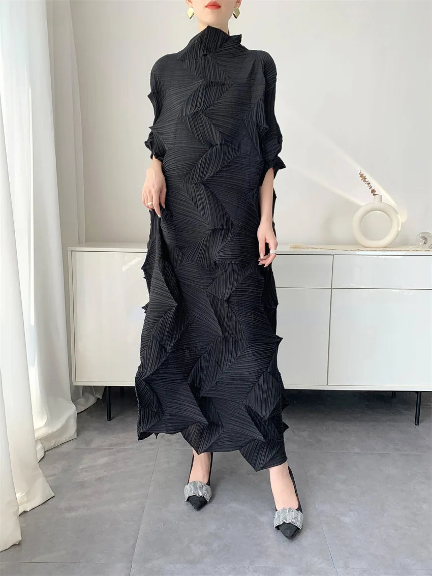 Valenne Pleated Maxi Dress