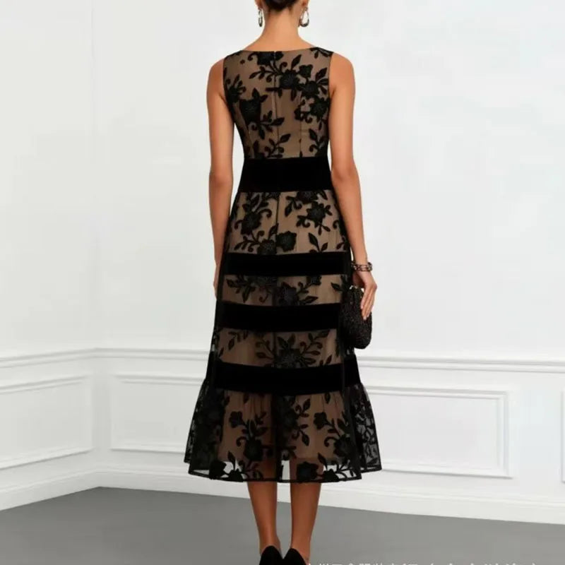 Lunaria Embroidered Maxi Dress