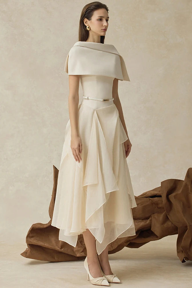 Clementina Cape Dress