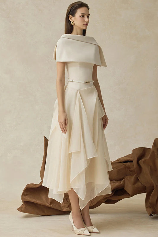 Clementina Cape Dress