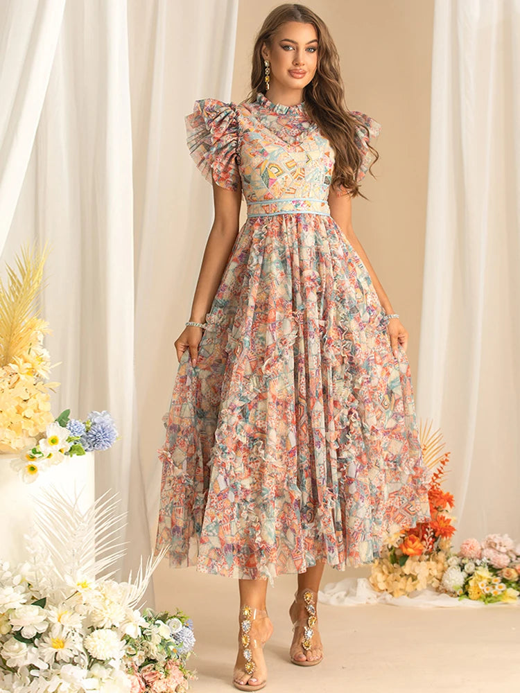 Eloise Dress - MULTI / L Eloise Dress - MULTI / L