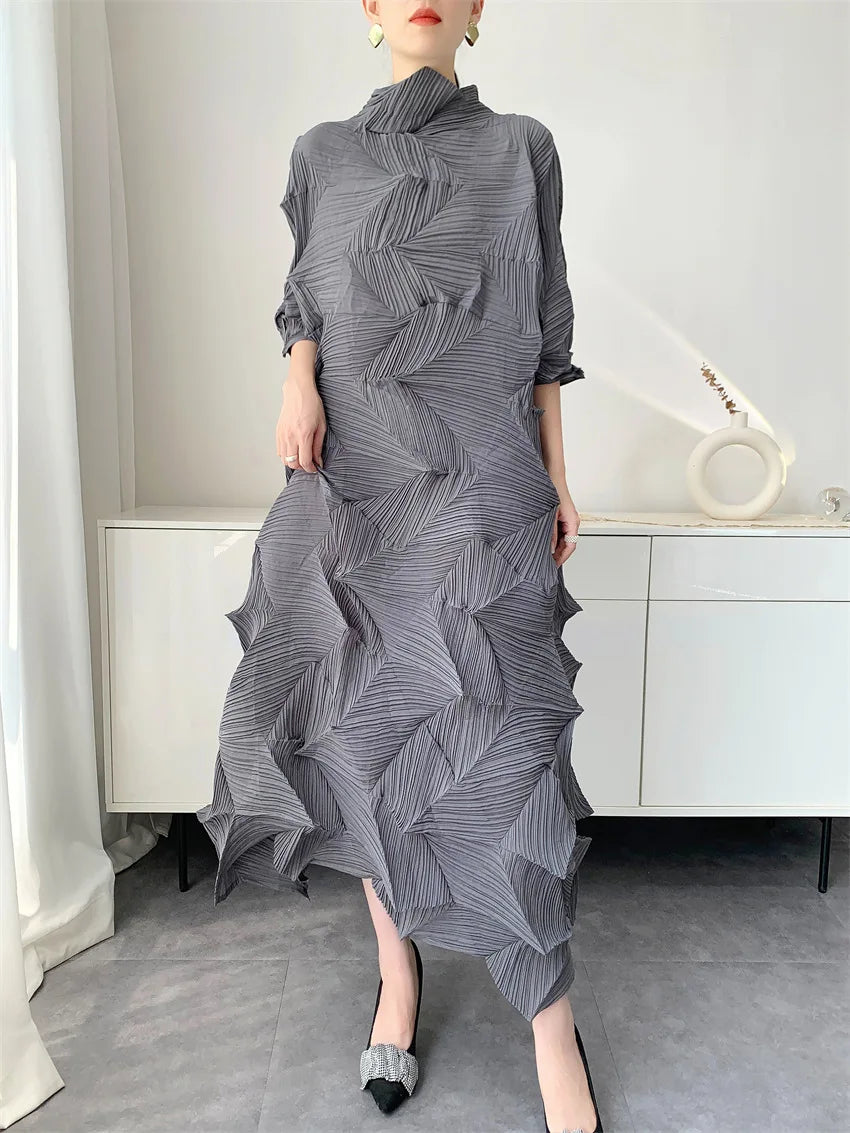 Valenne Pleated Maxi Dress