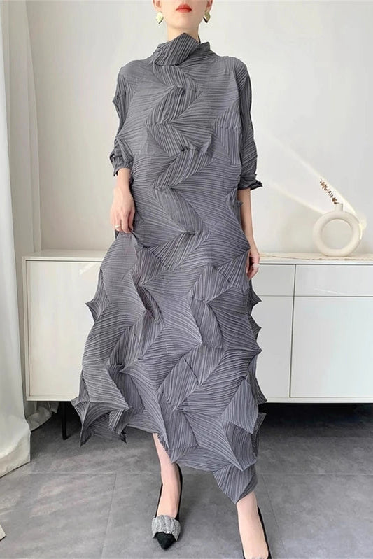 Valenne Pleated Maxi Dress