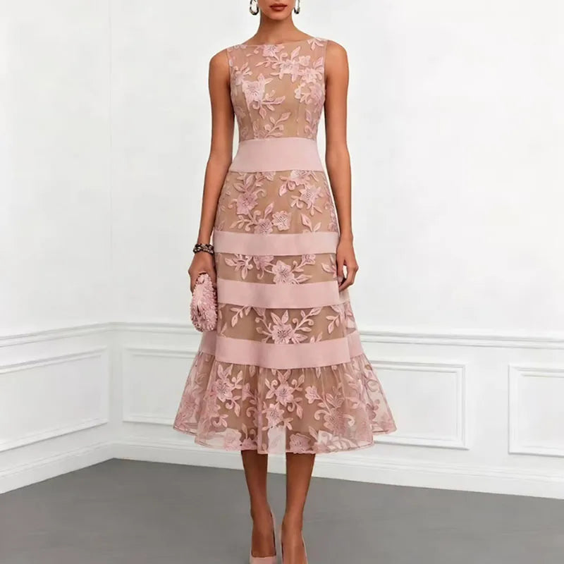 Lunaria Embroidered Maxi Dress