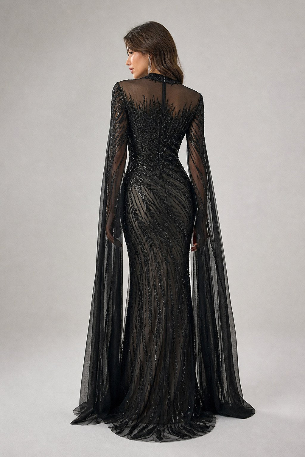 Demetria Lace Dress — back