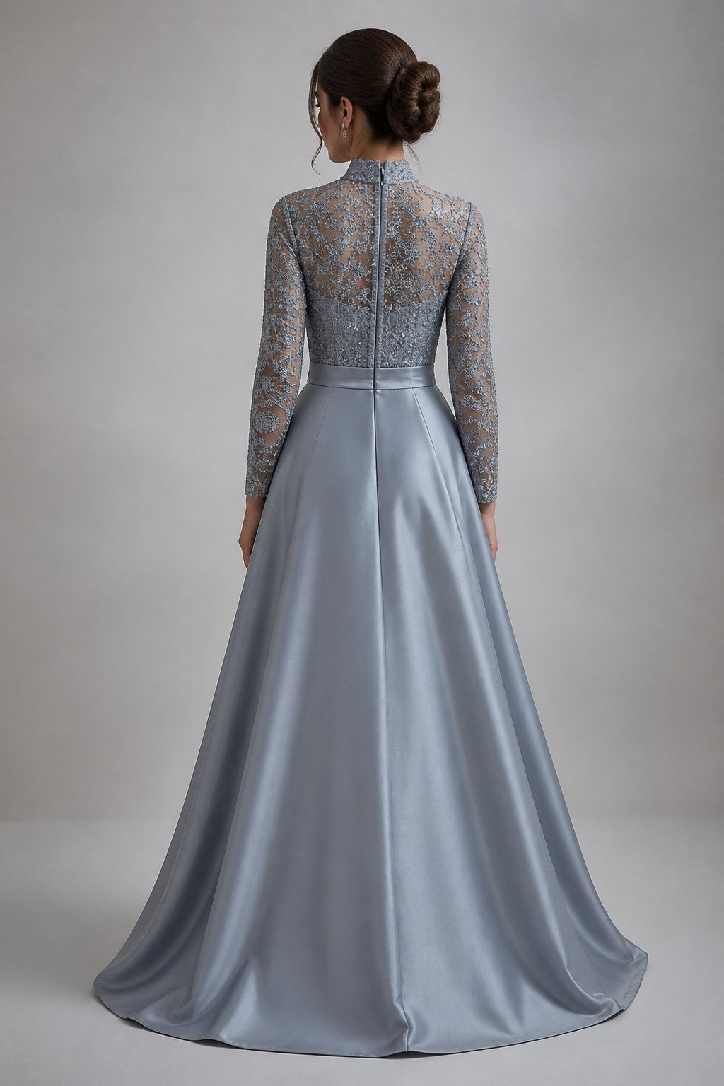 Calanthe Beaded Formal Gown — back