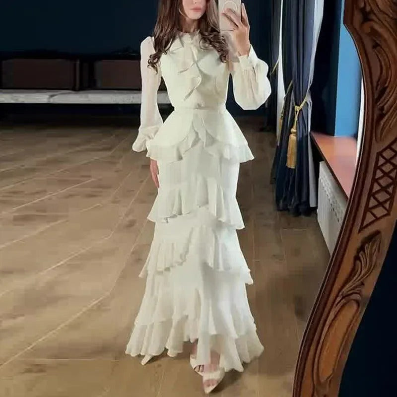 Sylverine Layered Ruffle Dress