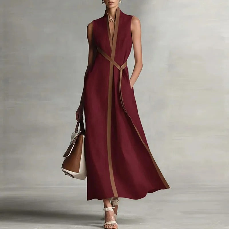 Seraina V-Neck Maxi Dress