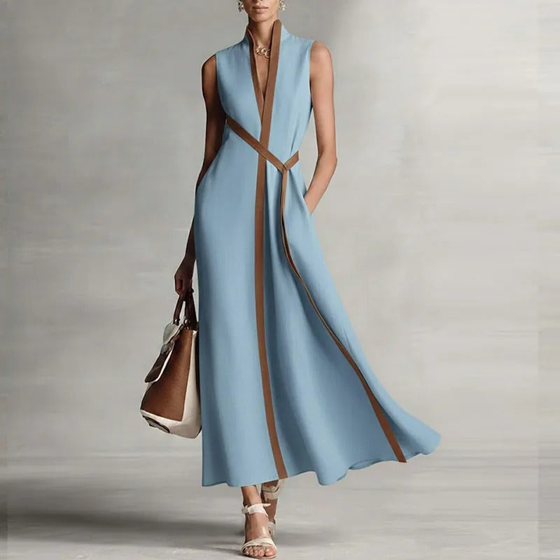 Seraina V-Neck Maxi Dress