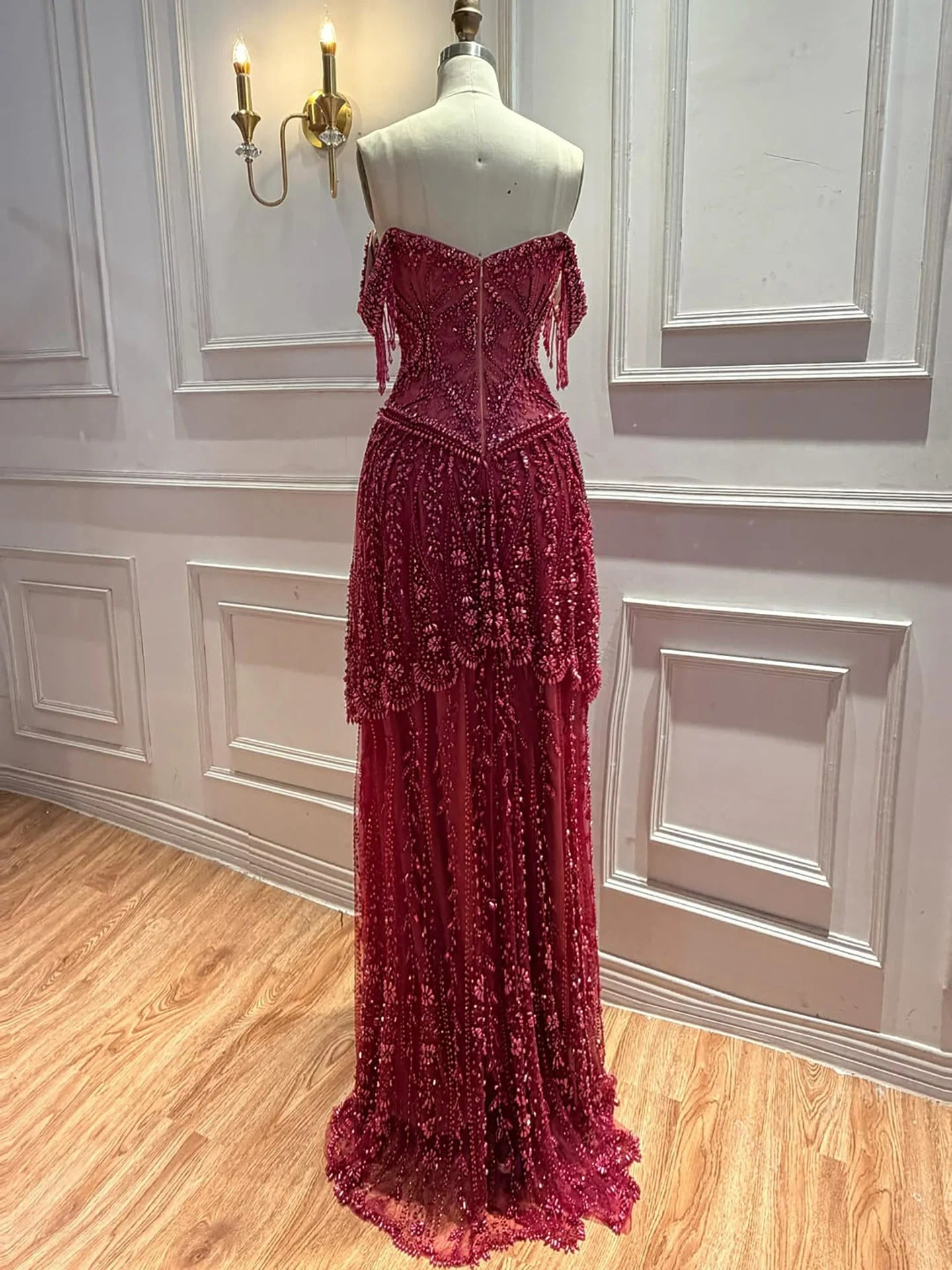 Coralise Crystal Evening Dress