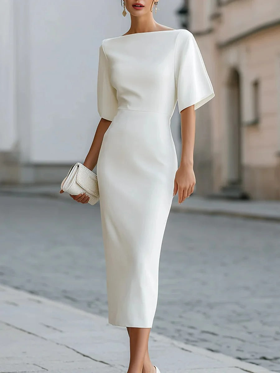 Estelle Formal Midi Dress
