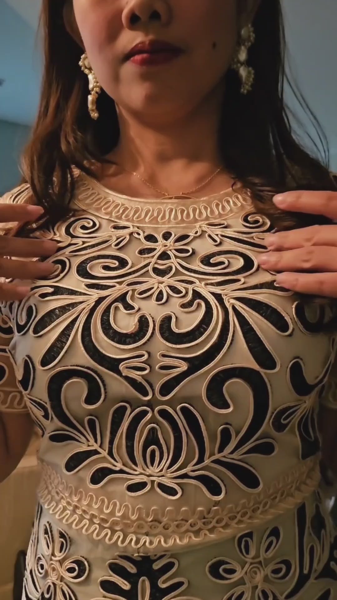 TADO25SS-001　KAVYA DRESS Kavya Dress-Rani combo I Women's Dress By SaaRii