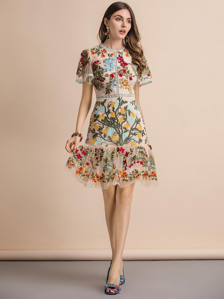 Buy Clara Dress & Floral Embroidered Dresses for Women Bauble Buy Buy Clara Dress & Floral Embroidered Dresses for Women Bauble Buy