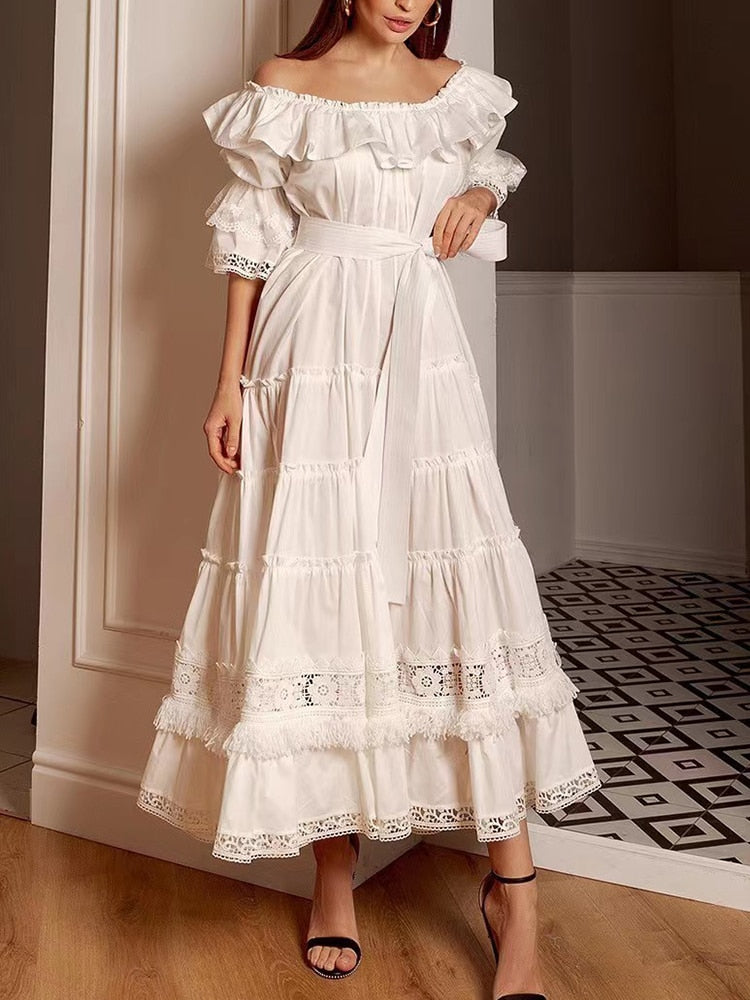 White Romance Dress