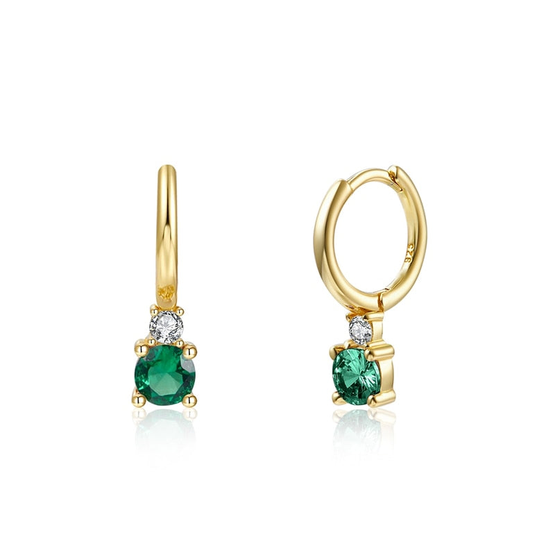 Green Glam Earrings