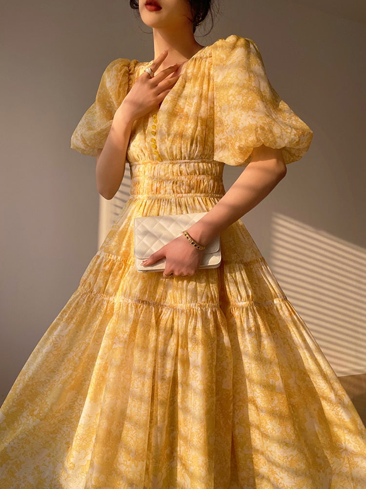 Yellow Blossom Dress