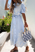Brooklyn Embroidered Maxi Dress