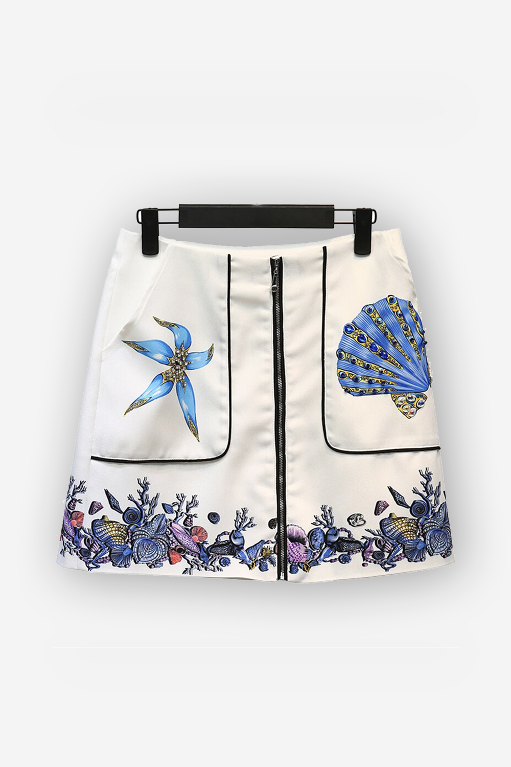 Clover Skirt Zipper & Pockets