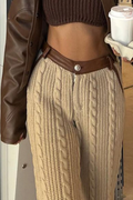 Knitted Loose Pants