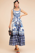 Printed Cotton Dress