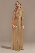 Robanne Sequin Maxi Dress